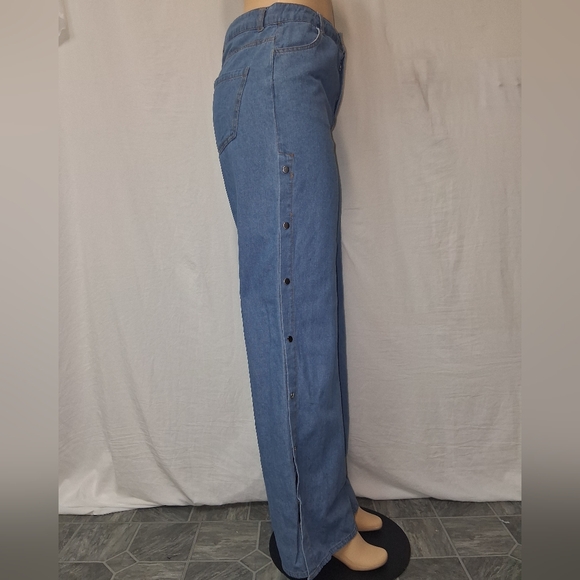 Sans Souci Wome Size M Light Blue Denim - Picture 3 of 16